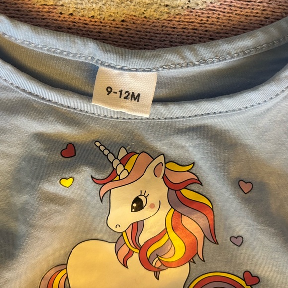 The Children's Place - Blue Unicorn Dress - Picture 3 of 3